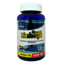 ÓLEO DE LINHAÇA 1G 120 CÁPSULAS