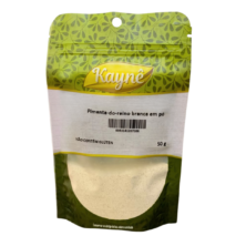 PIMENTA-DO-REINO BRANCA EM PÓ 50G