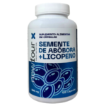 SEMENTE DE ABÓBORA C/ LICOPENO 500MG 120 CÁPSULAS