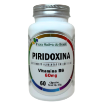VITAMINA B6 (PIRIDOXINA 60MG) 60 CÁPSULAS