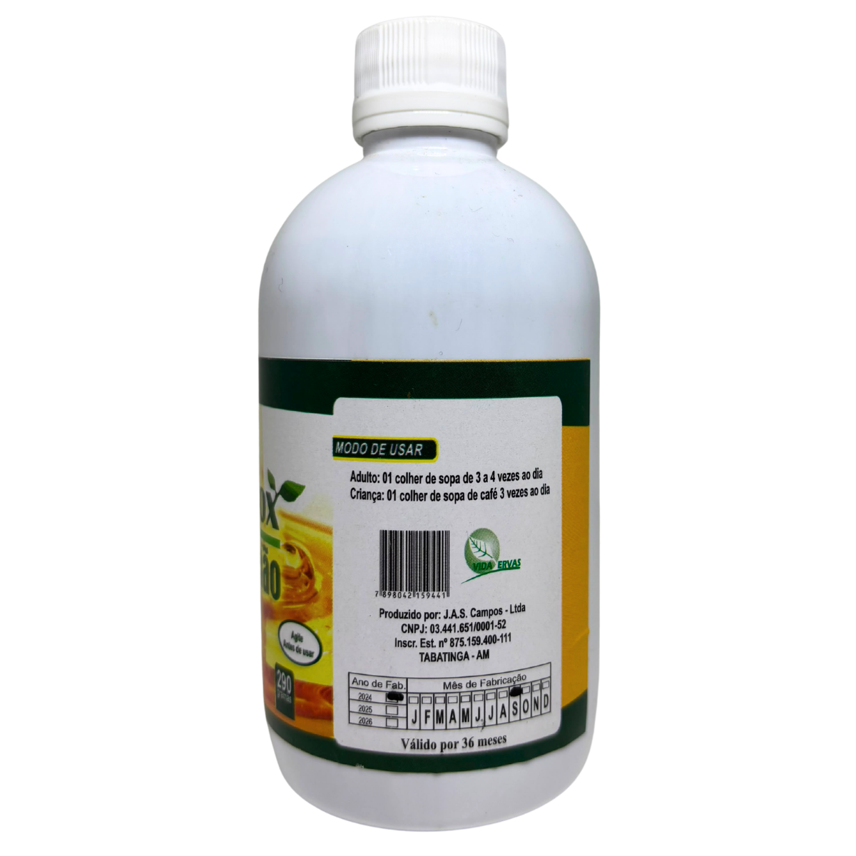 XAROPE DETOX PULMAO 290G - Imagem 3