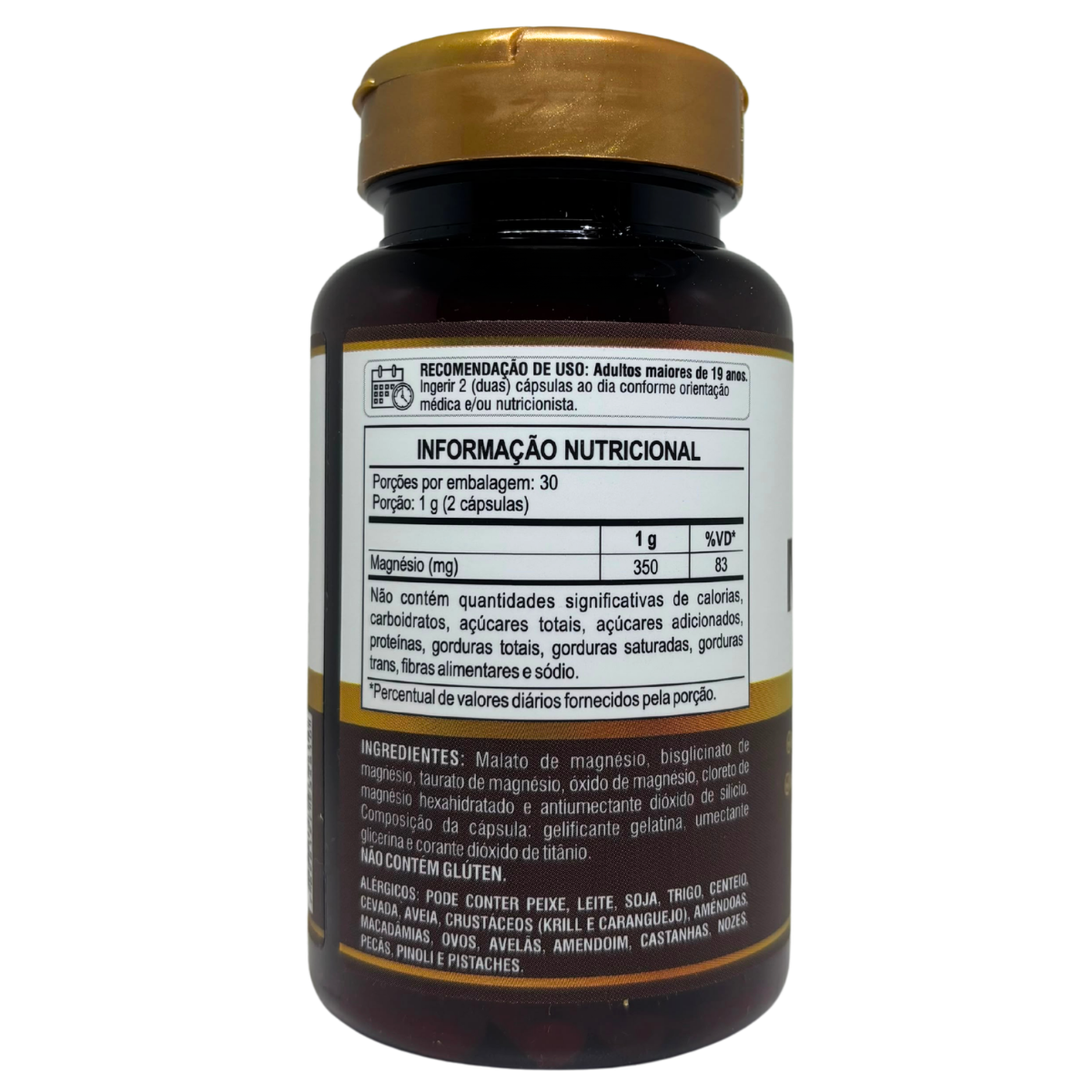 5 MAGNESIO 500MG 60 CAPSULAS - Imagem 3