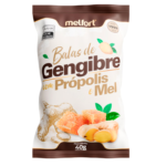 BALA DE GENGIBRE COM PROPOLIS E MEL 40G