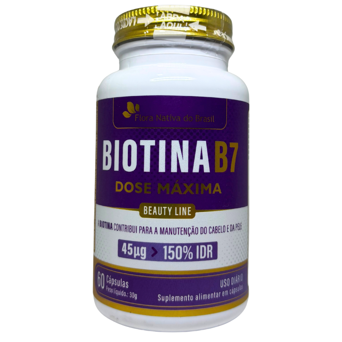 BIOTINA (B7) 150% IDR 60 CÁPSULAS