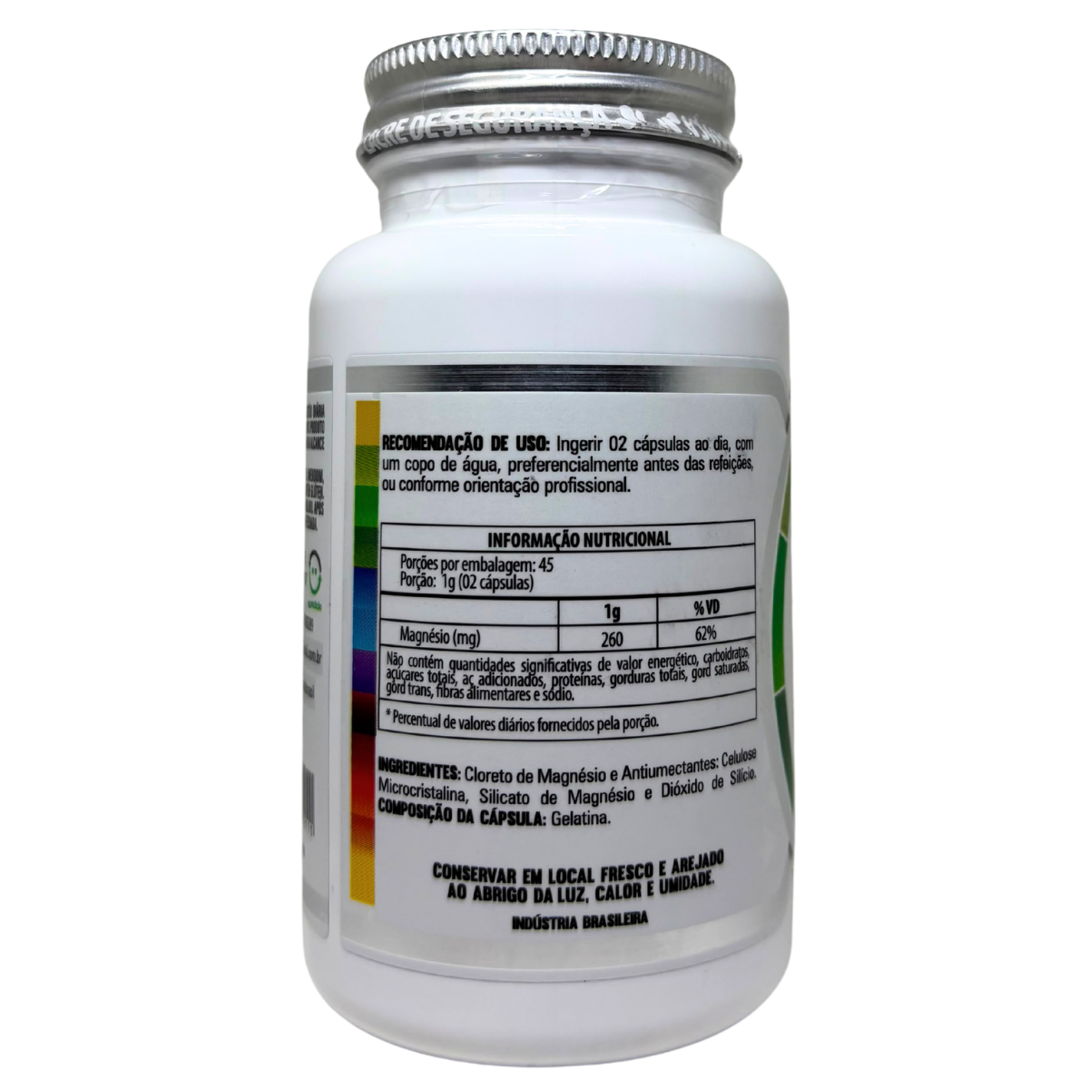 CLORETO DE MAGNÉSIO PA 500MG 90 CÁPSULAS - Imagem 3