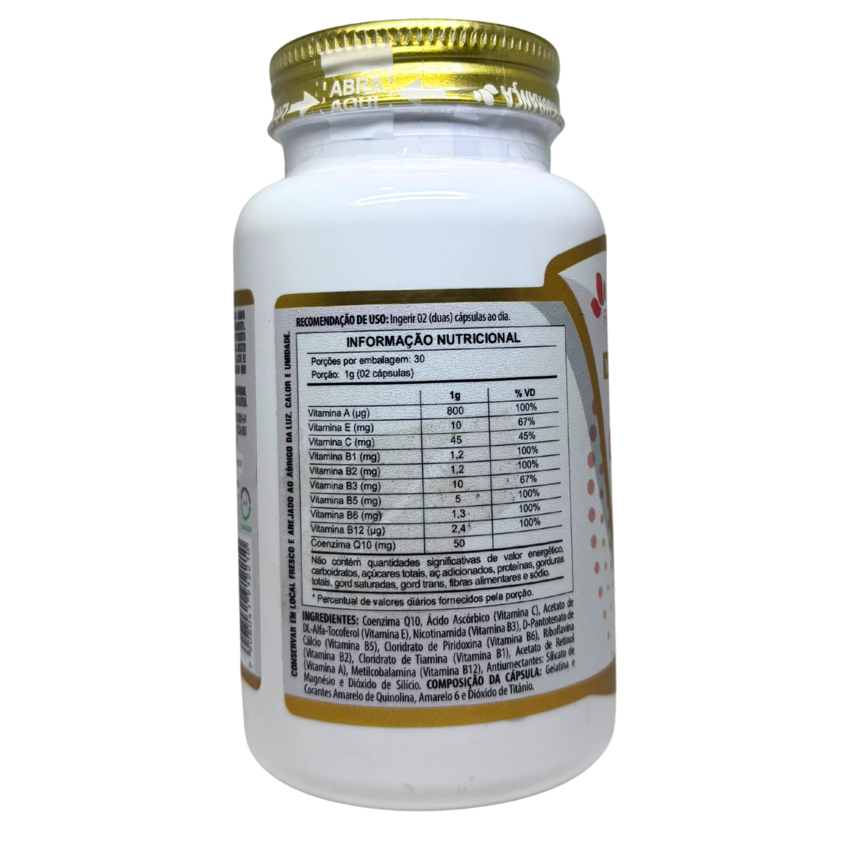 COENZIMA Q10 + VITAMINAS 500MG 60 CÁPSULAS - Imagem 3