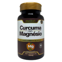CÚRCUMA COM MAGNÉSIO 60 CÁPSULAS