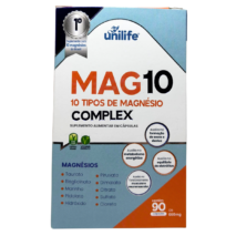 MAG10 (10 TIPOS DE MAGNÉSIO) COMPLEX 660MG 90 CÁPSULAS
