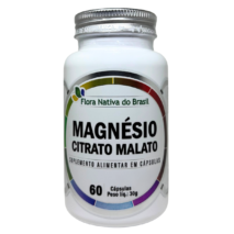 MAGNÉSIO CITRATO MALATO 60 CÁPSULAS