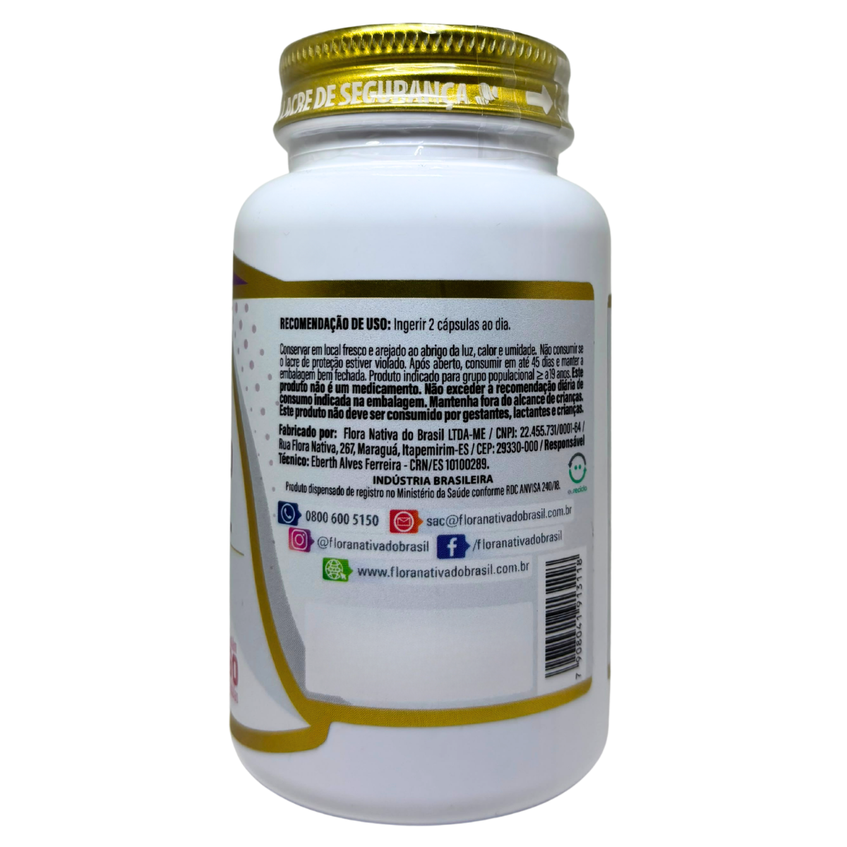 MAGNÉSIO + INOSITOL 60 CÁPSULAS - Imagem 3