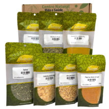MIX AROMA NATURAL DE ESPECIARIAS E TEMPEROS C/ 6 UND