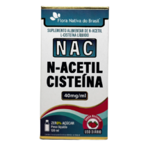 NAC (N-ACETILCISTEINA 40MG/ML) 120ML (MORANGO)