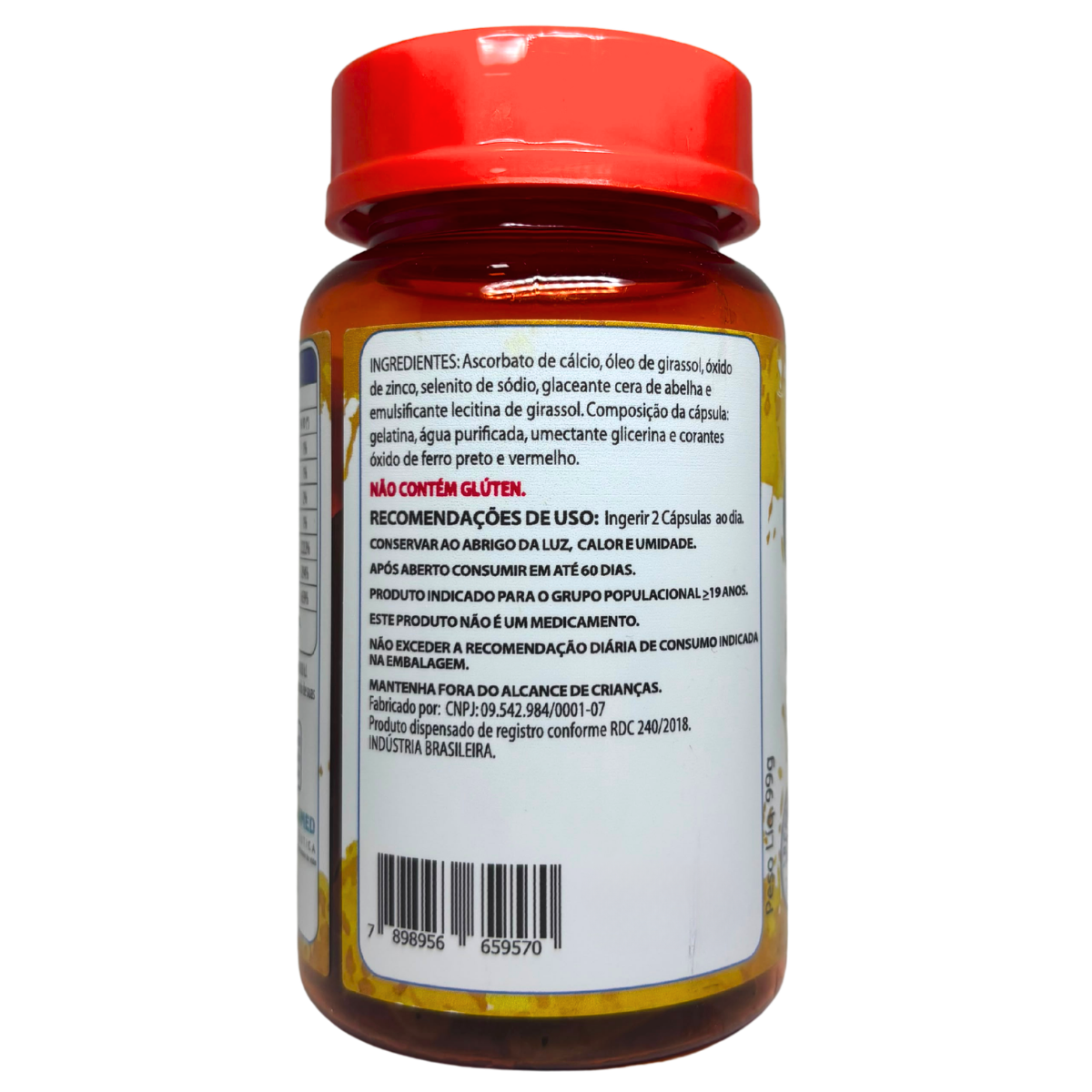 OPTACÊ TRIPLA AÇÃO VITAMINA C + ZINCO + SELÊNIO 1650MG 60 CÁPSULAS SOFTGEL - Imagem 3