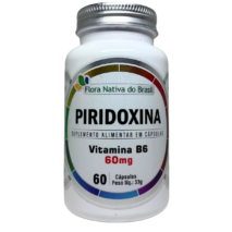 VITAMINA B6 (PIRIDOXINA 60MG) 60 CÁPSULAS