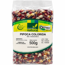 MILHO PIPOCA COLORIDA ORGANICO 500G