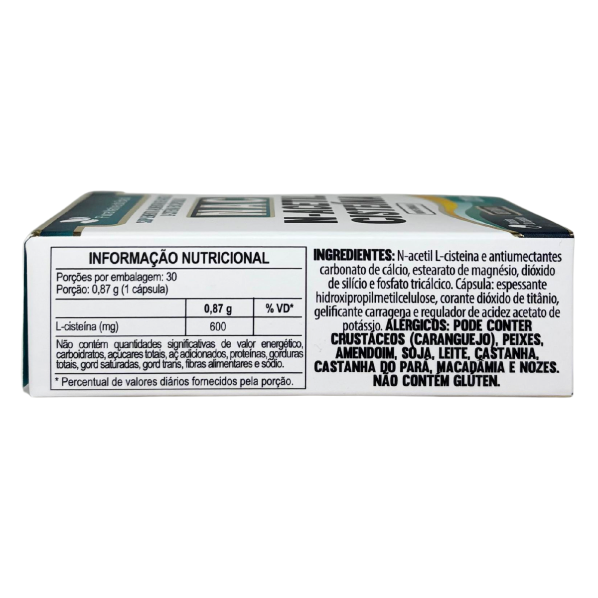 NAC (600MG DE N-ACETILCISTEINA) 30 VCAPS - NOVA FORM - Imagem 3