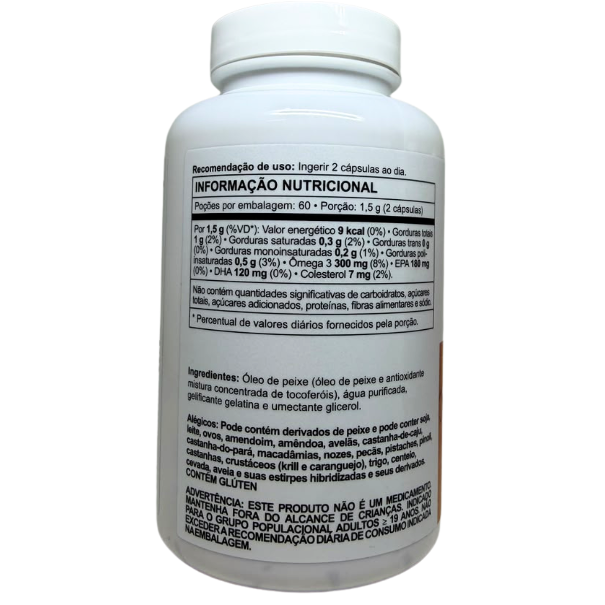 OLEO DE PEIXE OMEGA 3 750MG 120 CAPS (SORO CAPS) - Imagem 3