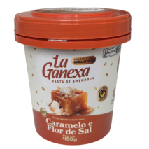 PASTA DE AMENDOIM CARAMELO E FLOR DE SAL 0,450KG