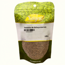 SEMENTE DE LINHAÇA MARROM 100G