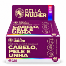 BELLA MULHER CABELO, PELE E UNHA 60 CÁPSULAS